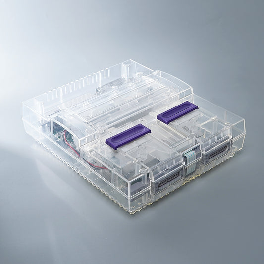 Bitfunx Transparent Replacement Shell for Super Nintendo NTSC-U - Bitfunx Official Store