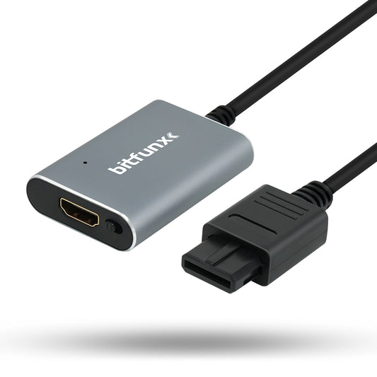 Bitfunx SV/AV HDMI Adapter for N64 SNES SFC NGC - Bitfunx Official Store