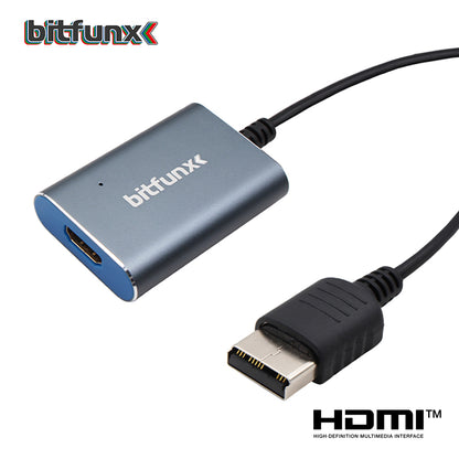 Adaptateur vidéo et audio Bitfunx VGA vers HDMI numérique compatible pour console de jeu SEGA Dreamcast NTSC et PAL