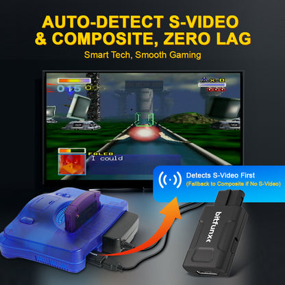 Bitfunx MIni HDMI Adapter for N64 SNES SFC NGC - Bitfunx Official Store