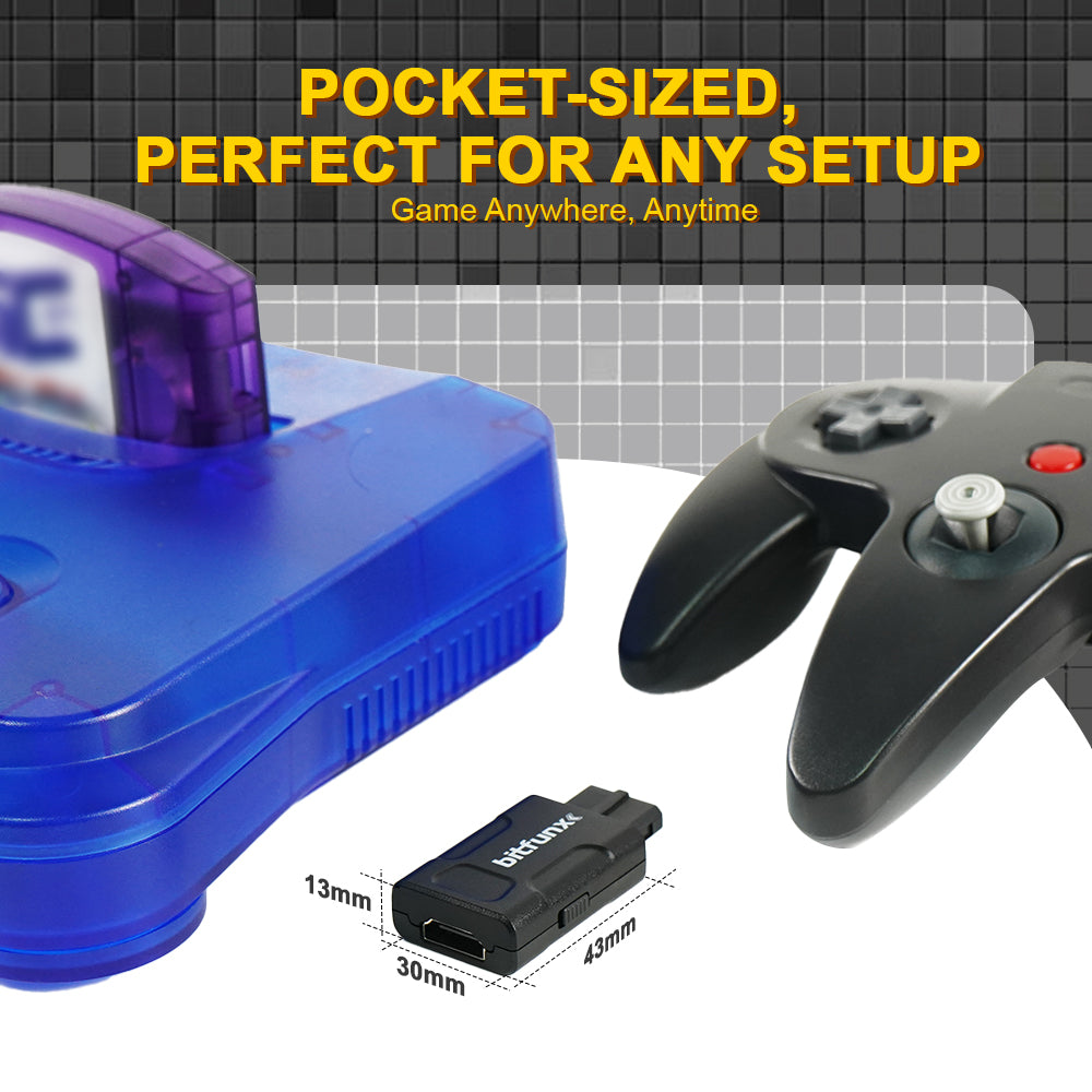 Bitfunx MIni HDMI Adapter for N64 SNES SFC NGC - Bitfunx Official Store