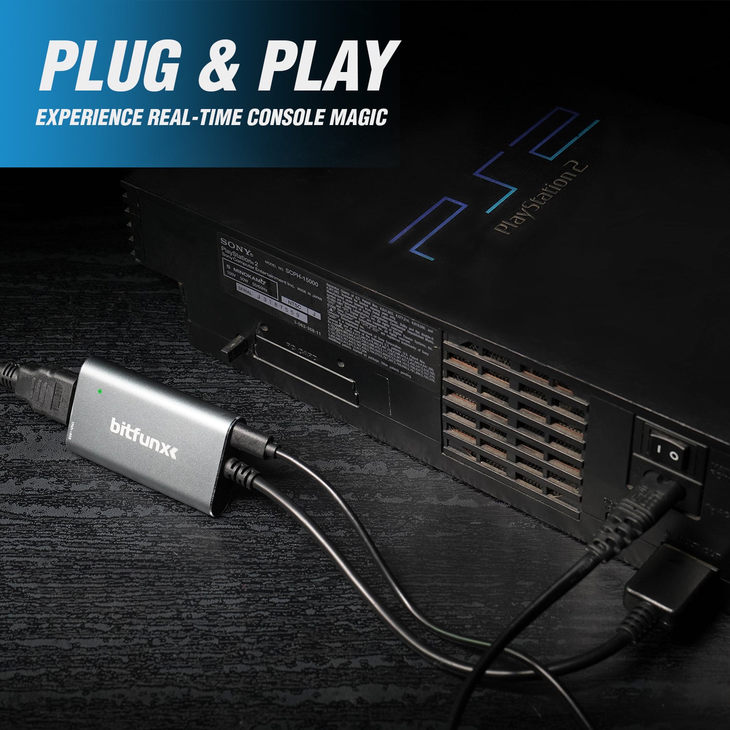 Bitfunx RGBS/Component to HDMI Adapter for PlayStation 1 & 2 - Bitfunx Official Store