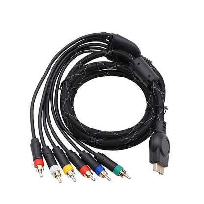 Bitfunx Component Cable 1.8m Premium High Resolution  for Sony PlayStation 2 & 3