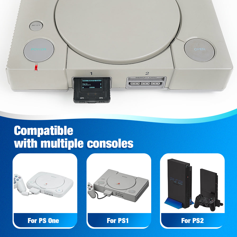 Bitfunx PSxMemCard Gen2 for PS One PS1 PS2 - Bitfunx Official Store