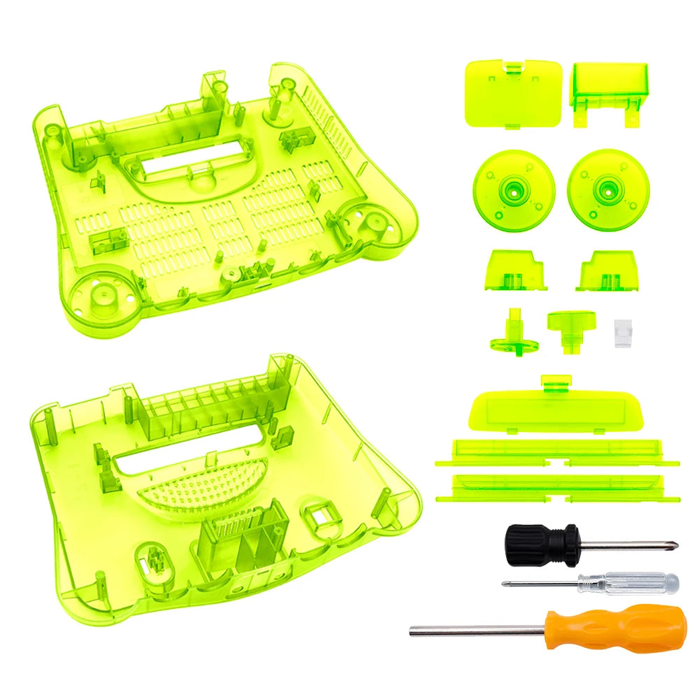 Bitfunx Transparent Replacement Shell for Nintendo 64 - Bitfunx Official Store