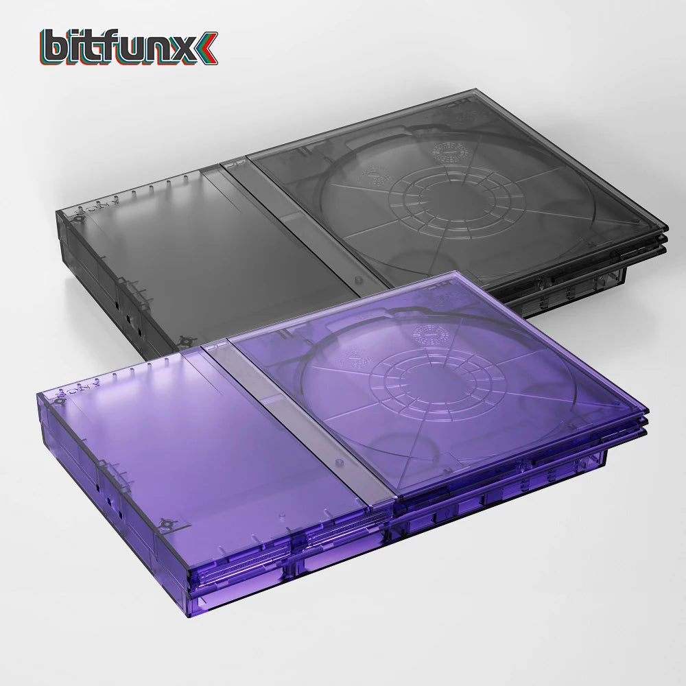 Bitfunx Transparent Replacement Shell for PlayStation 2 Slim
