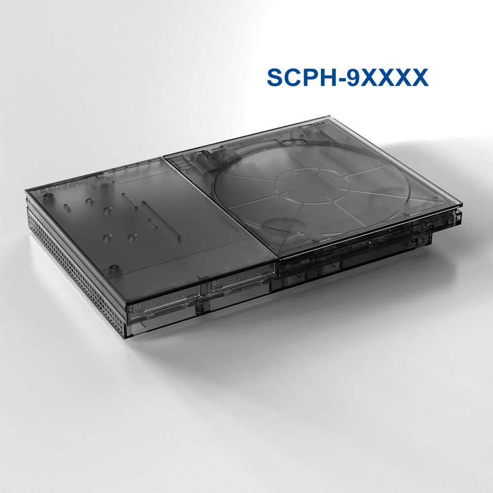 Bitfunx Transparent Replacement Shell for PlayStation 2 Slim