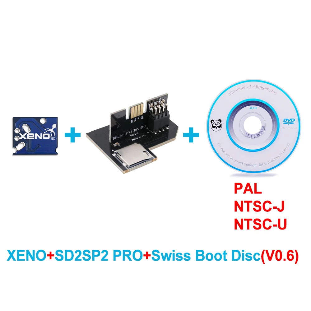 Bitfunx Xeno SD2SP2 Pro Swiss Boot Disc for  Nintendo Gamecube