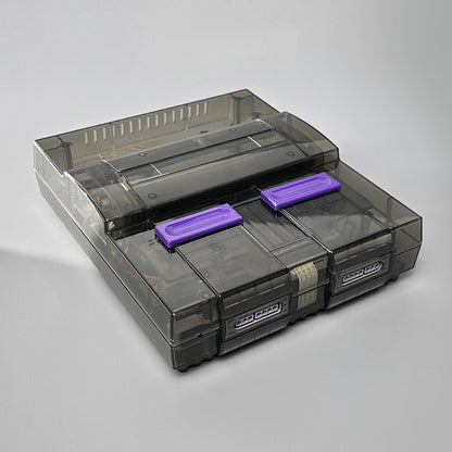 Bitfunx Transparent Replacement Shell for Super Nintendo NTSC-U - Bitfunx Official Store