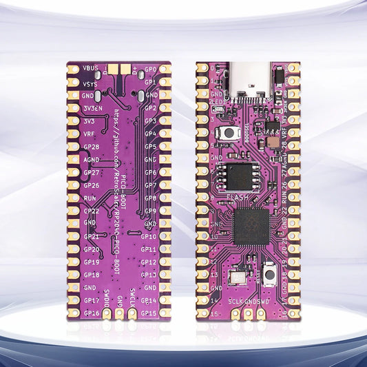Bitfunx Raspberry Pi Pico Board RP2040 Dual-Core 264KB ARM 16MB Flash  Microcomputer ortex-M0