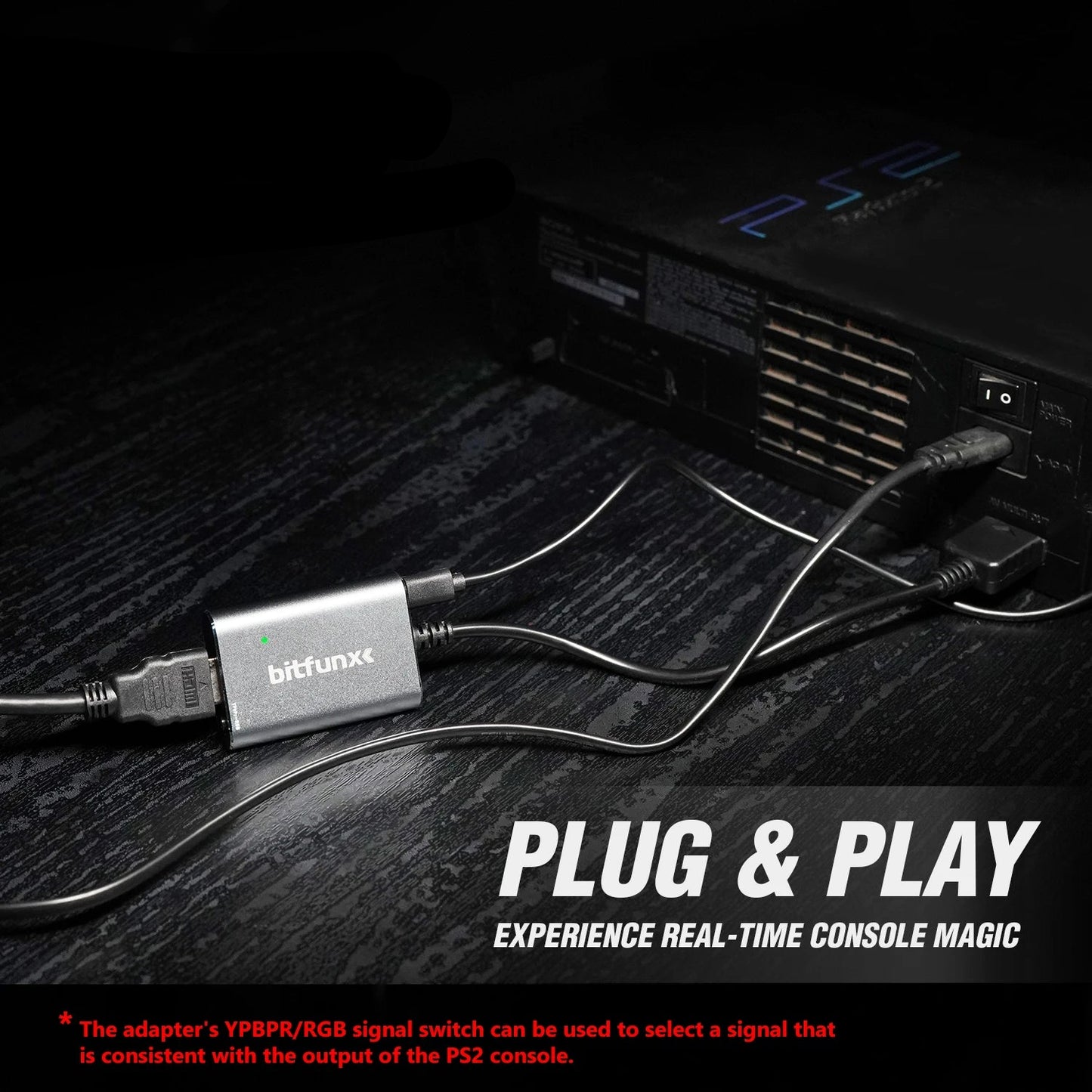 Bitfunx RGBS/Component to HDMI Adapter for PS2 Slim & Fat - Bitfunx Official Store